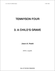 A Child's Grave SATB choral sheet music cover Thumbnail